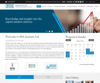 Bsebti.com(BSE Institute Ltd) Screenshot