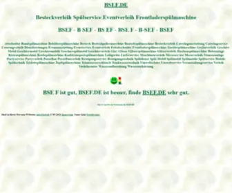 Bsef.de(Spülmobil) Screenshot