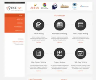 BsetXt.com(SEO Copywriting & Web Content Writing Services Company in India) Screenshot