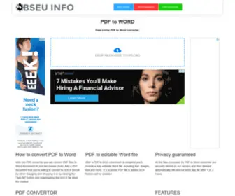 Bseu.info(PDF to Word) Screenshot
