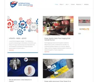 Bsga.co.uk(The Leading Association for the UK Sign Industry) Screenshot