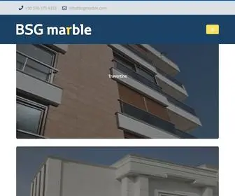 BSgmarble.com(BSG Marble Antalya) Screenshot