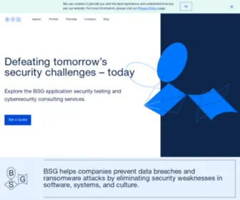 BSG.tech(Cyber Security Services Company) Screenshot