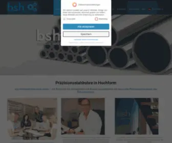 BSH-Solingen.de(Bsh präzisions) Screenshot