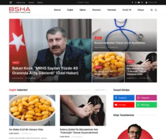 Bsha.com.tr(Bilim ve Sağlık Haber Ajansı) Screenshot