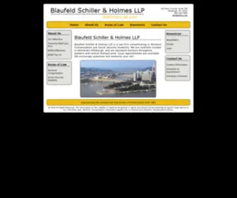 BShlaw.net(Blaufeld Schiller & Holmes Attorneys at Law) Screenshot