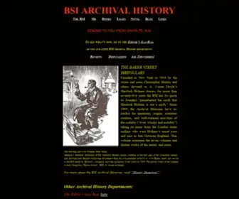 Bsiarchivalhistory.org(Bsiarchivalhistory) Screenshot