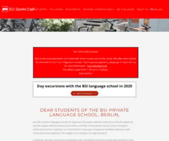 Bsiberlin.net(BSI Berlin Sprachenschule GmbH) Screenshot