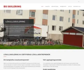 Bsisolering.se(Lösullsisolering i Östergötland) Screenshot