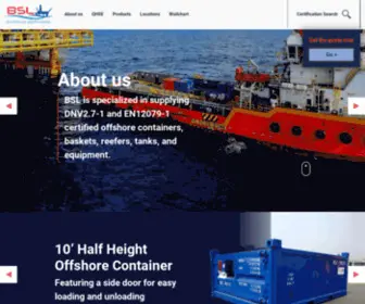 Bsloffshore.com(There are a huge number of products offered by BSL Offshore. BSL Offshore) Screenshot