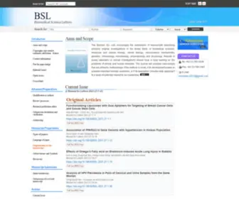 Bslonline.org(Biomedical Science Letters) Screenshot