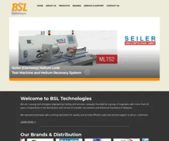 BSltec.com(BSL Technologies Malaysia) Screenshot