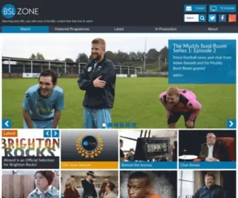 BSlzone.co.uk(The British Sign Language Broadcasting Trust (BSLBT)) Screenshot