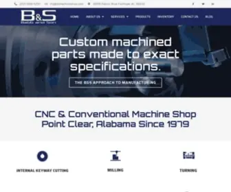 Bsmachineshop.com(B&S Machine Shop) Screenshot