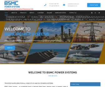 BSmcindia.com(BSMC Power Systems) Screenshot