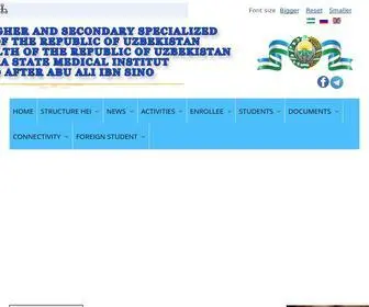 Bsmi.uz(Бухарский государственный медицинский институт имени Абу Али ибн Сино) Screenshot