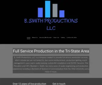 Bsmithproductions.com(Smith Productions LLC) Screenshot