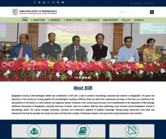 BSM.org.bd(Department of Microbiology) Screenshot