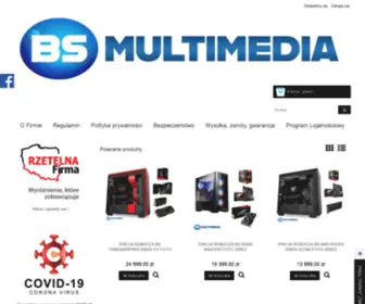 Bsmultimedia.sklep.pl(Sklep Internetowy . Sprzęt i akcesoria dla filmowców. Komputery) Screenshot