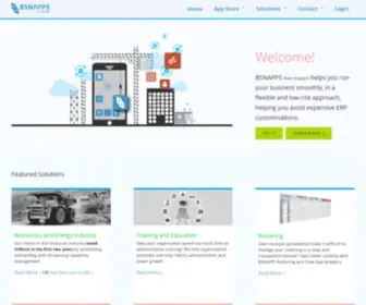 Bsnapps.com(Apps Platform as a Service) Screenshot