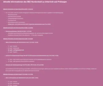 Bsnorderstedt.de(Berufsbildungszentrum Norderstedt) Screenshot