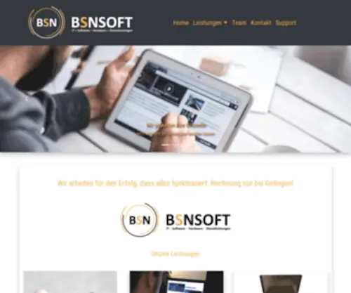 BSnsoft.de(IT-Dienstleistungen) Screenshot