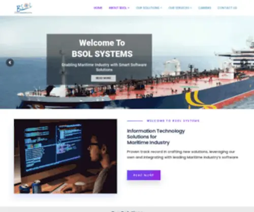 Bsolsystems.com(BSOL Systems Pvt) Screenshot