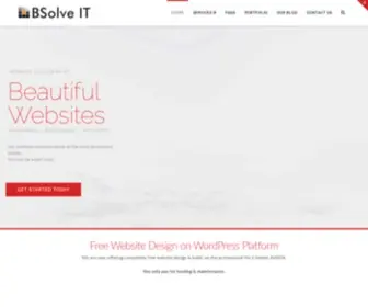 Bsolveit.com(Website Design in Kettering) Screenshot