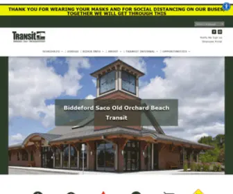 Bsoobtransit.org(Biddeford Saco Old Orchard Beach Transit) Screenshot