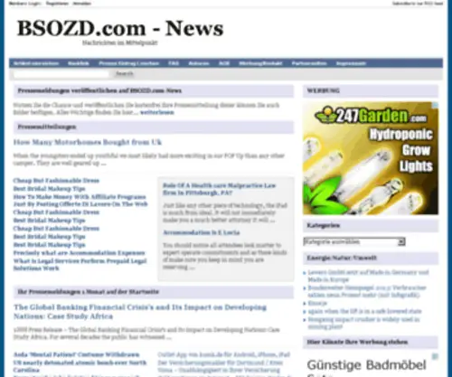 Bsozd.de(News ) Screenshot