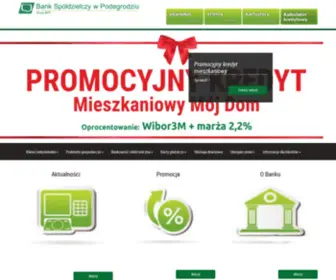 Bspodegrodzie.pl(Bank spółdzielczy) Screenshot