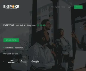 Bspokellc.com(B-SPOKE) Screenshot