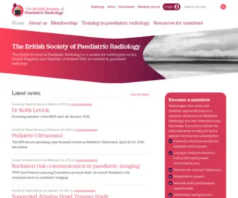 BSPR.co.uk(British Society of Paediatric Radiology) Screenshot