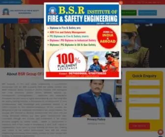 Bsreducational.com(Fire and Safety Course) Screenshot