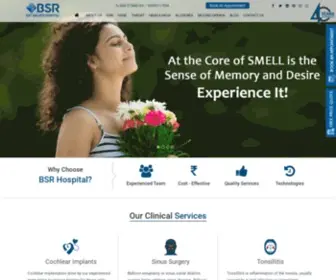 BSrhospitals.com(ENT Hospital in Hyderabad) Screenshot