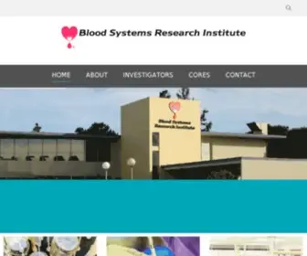 Bsrisf.org(Blood Systems Research Institute) Screenshot