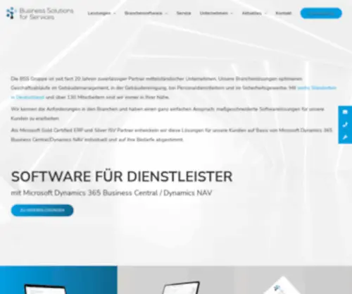 BSS-IT.de(BSS Business Solutions for Services GmbH) Screenshot