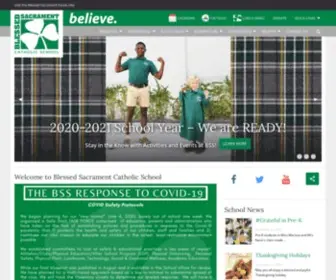 BSS-Savannah.org(Blessed Sacrament Catholic School) Screenshot