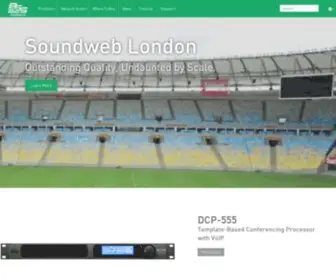 Bssaudio.com(BSS Networked Audio Systems) Screenshot