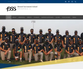 BSSbruins.org(Blessed Sacrament School) Screenshot