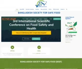 BSSF-BD.org(Bangladesh Society for Safe Food) Screenshot