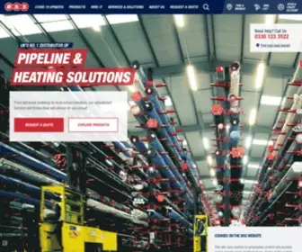 Bssindustrial.co.uk(Pipeline and Heating Solutions) Screenshot