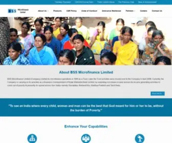 BSSmfi.com(BSS Microfinance Limited) Screenshot