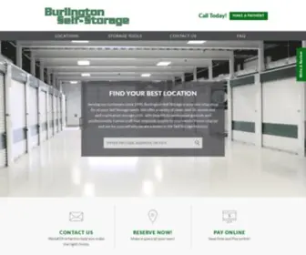 BSSproperties.com(Burlington Self Storage) Screenshot