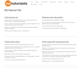 BStnaturaloils.com(Cold pressed oils and by products) Screenshot