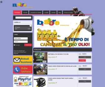 Bstoremoto.it(Accessori moto vendita online) Screenshot