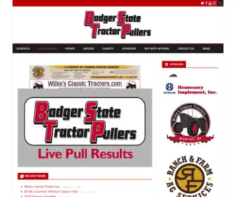 BStponline.org(Badger State Tractor Pullers) Screenshot