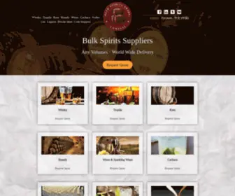 BSTspirits.com(Bulk Spirits Trade Company) Screenshot