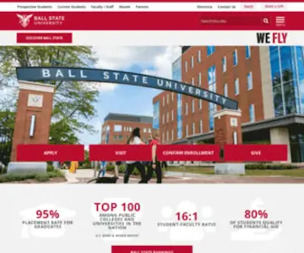 Bsu.edu(Ball State University) Screenshot