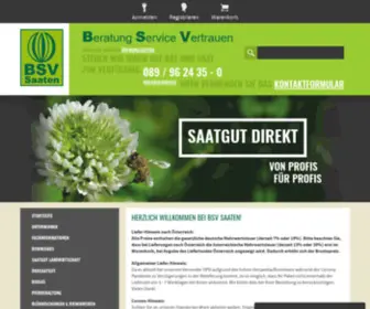 BSV-Saaten.de(Start) Screenshot